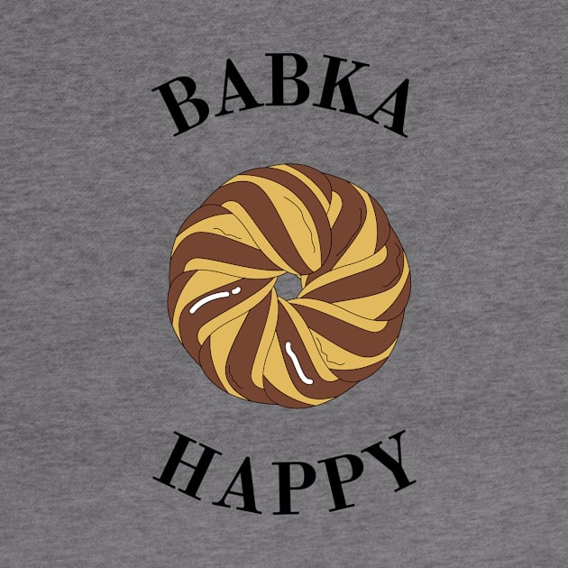 Babka Happy by Scrabble Shirt Bizarre